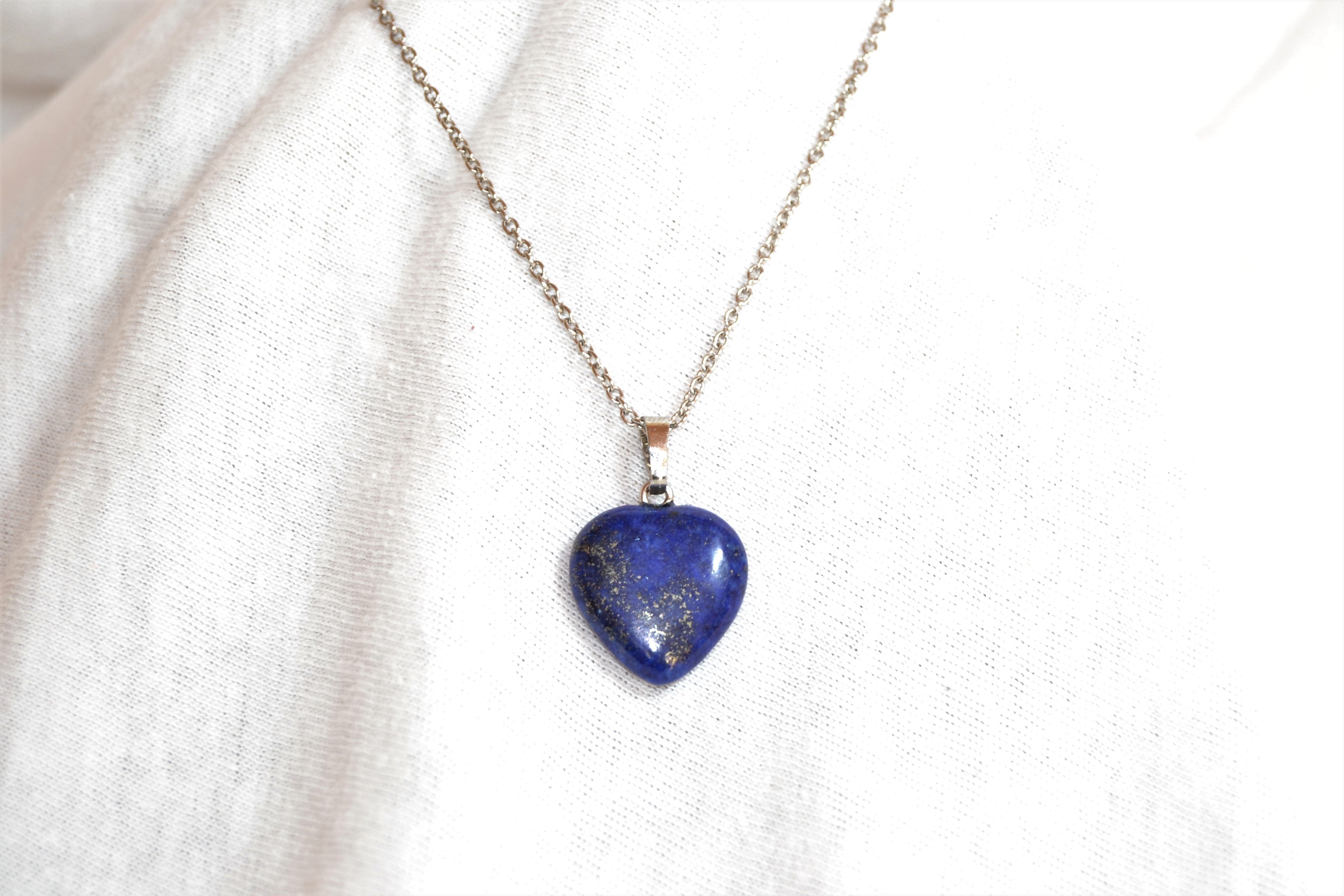 Pendentif cœur Lapis Lazuli